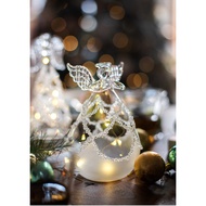 Angel Glass Light Night Light Christmas Decoration Gift Desktop Creative Luminous Decoration Scene Arrangement No Rating