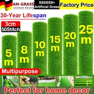 2M x 1M to 7M Artificial Grass Turf 3cm with Drainage Holes-Perfect for Garden Lawn Outdoor & Balcon