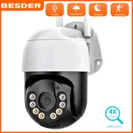 BESDER 8MP 5X Zoom PTZ Camera Outdoor WiFi Camera Connect to Cellphone H.265 3MP 5MP Audio Wireless Video Surveillance 1080P AI Tracking CCTV Security IP Camera