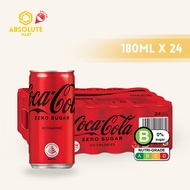 COKE Zero Mini 180ML X 24 (CAN)