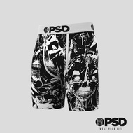 [PSD Underwear Official Flagship Store] GRUNGE-Short Version Flat Pants-Conquest-Black