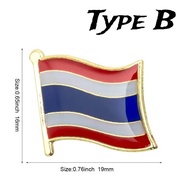 ถูกที่สุด‼️สินค้าพร้อมจัดส่ง 🌟 เข็มกลัดธงชาติไทย Thailand Flag Pin 🇹🇭