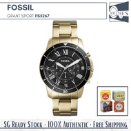 (SG LOCAL) Fossil FS5267 Grant Sport Chronograph Stainless Steel Men Watch