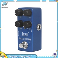 【ouwym9al】IRIN -19 Talent Octave Guitar Effect Pedal 3 Octave Separate Sounds Effects True Bypass Pe