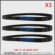 ROKETA X 3 788 17 28 DRIVE BELT For GY6 50CC 4 STROKE SCOOTER TAOTAO SCHWINN TANK VIP  JMSTAR