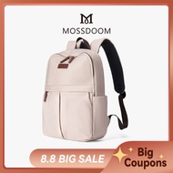 MOSSDOOM  Breton Backpack Women's Bag School Bags Zipper Water Proof  Beg Galas With Large Capacity