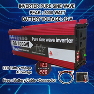 DA อินเวอร์เตอร์cj อินเวอร์เตอร์3000w เพียวซายเวฟ inverter pure sinewave อินวอเตอร์12v 24v 3000w pure แท้ พร้อมส่งจากไทย มีการรับประกัน