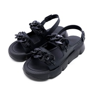 FENTINA Sandal Platform Wanita Kekinian Sandal Fuji Wanita Sendal Slop Silang Jelly Wedges Empuk