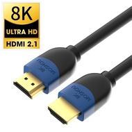 MOSHOU HDMI สาย2.1สำหรับ PS5 RTX 3080สาย HDMI 8K/60Hz 4K/120Hz สาย HD 48Gbps 8K สำหรับ Xbox Series X RTX3070 Cabo