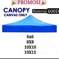 8x8 10x10 Canvas only market canopy / kanvas kanopi / kain kanopi khemah pasar