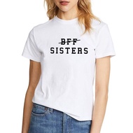 Bff Sisters Tshirt Unisex High Quality Cotton