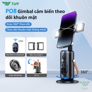 TNW P08 Gimbal Chống Rung Điện Thoại quay video kiêm giá đỡ điện thoại livestreamquay 360 độtự động