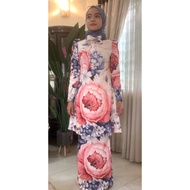 Lilya Kurung in Rose gold. Baju kurung pahang. kurung pahang. kurung pink. kurung moden. kurung Rose
