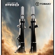 TOBAKI-X Fork PRO Lowered 1.5 | LC135 4S V8 Fi Tambah Tebal LC 135 5S Y15ZR Y15 Y16ZR Y16 ABS NVX155