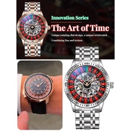 🔥Luxurious Details【Soft Silicone Strap Mechanical Watch】Men'S Wristwatch Win Every Bet Refined Elega