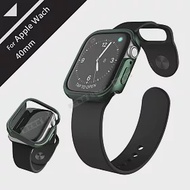 刀鋒Edge系列 Apple Watch Series 6/SE (40mm) 鋁合金雙料保護殼 保護邊框(夜幕綠)