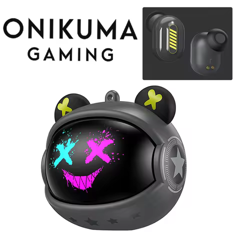 ONIKUMA T20 In Ear TWS Wireless Compatibility Earphones V5.3 Hifi Shocking Sound Headphones Gaming H