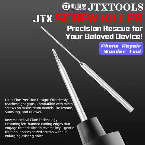 JTX SK-1 Alloy Piercingand Sliding Drill Bit Quickly Remove The Stripped Thread Scred Polishing Pen 