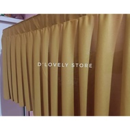 langsir dapur/bilik darjah kain jersey 2/3 panel (Pre-order)