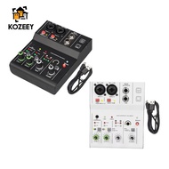 [KOZEEY] 2-channel Audio Mixer, Professional Audio Interface for Studio And Home.