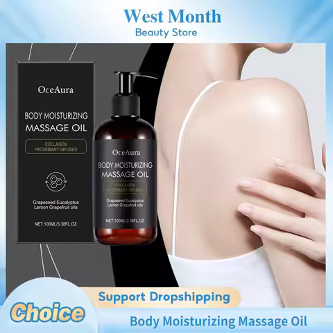 Body Moisturizing Massage Oil Nourishing Smoothing Tightening Soothing Glowing Brightening Reduce Wr