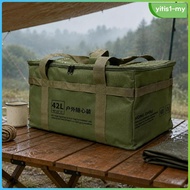 [YitiseaMY] Outdoor Storage Container Portable 42L Waterproof Camp Backpack Utility Bag for Hiking T