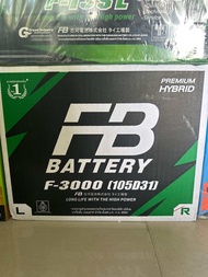 FBรุ่น 3000R-100 แอมป์ 105D31R ยังไม่เติมน้ำกรดจากโรงงานเพื่อความปลอดภัยระหว่างขนส่งL200 Fighter tig