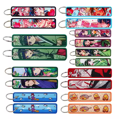 Anime Pharmacy Girls Cute Keychain for Car Motorcycles Keys Holder Keyring Women Men Fashion Jewelry