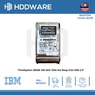 ThinkSystem 300GB 15K SAS 12Gb Hot Swap 512n HDD 2.5" // 7XB7A00021 // 00YK010