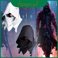 Hooded Cape Cyberpunk Cosplay Outfit For Roleplay Games Unisex Polyester Ages Fabric 18-24