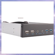 (JMTI) 5.25 Inch Desktop Pc Case Internal Front Panel Usb Hub 2 Ports Usb 3.0 And 2 Ports Usb 2.0 Wi