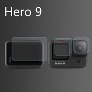Go Pro Hero9 Tempered Glass Film Front Back Touch Screen Protector Combo 9H High-hardness Lens Films For Gopro Hero 9 Black Action Camera Accessories