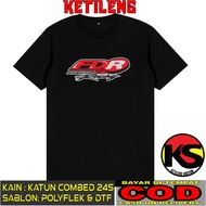 FDR T-SHIRT D2 RACINGPerformance, 24S COMBED COTTON MATERIAL, THICK DISTRO T-SHIRT, COOL T-SHIRT