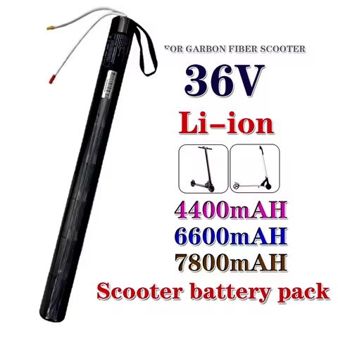 36V Electric scooter carbon fiber tubular battery 18650 built-in battery scooter lithium battery pac