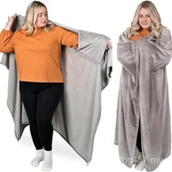 Wearable Gift Blanket Fleece Blanket Sleeve Hoodie Flannel ZJWQ