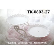 TK-0803-27 Cake Stand cupcake stand decoration dessert table plastic (tk)