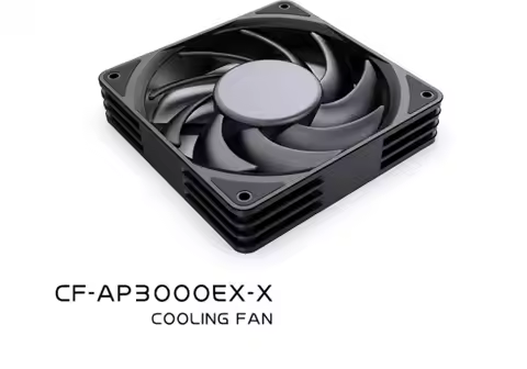 Bykski CF-AP3000EX-X Water Cooling Performance Fan with Big Air Volume 101CFM 3000Rpm - RBW Light De