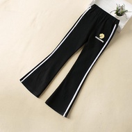 Girls' bell bottom pants 2025 Spring and Autumn style with fleece Winter style Summer style Thin sty