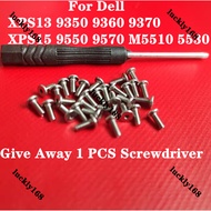 10PCS Bottom Cover Screws For Dell XPS 13 9350 9360 9370 XPS 15 9550 9570 M5510