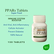 PPARs Tablets 150,  Super Food, Natural source of PPARs agonist, Anti-Inflammation, Anti-Cancer, Imm