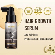 READY STOK Dr.Ville Hair Growth Serum Hair Tonic Spray 生發水喷雾 (50ml) - Serum Pelebat Rambut Penumbuha