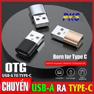Combo of 2 high-speed USB Type C to USB Type A adapters supporting OTG - Random color