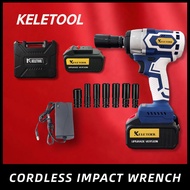 KELETOOL Impek Tool Cordless High Torque Wrench Battry Drill Brushless Impact Driver