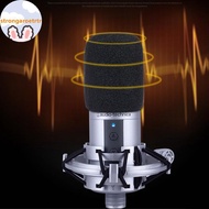 Strongaroetrtr 1PC AT2020 Mic Windscreen Cover,Windproof Foam Filter for Audio Technica ATR2500 AT20