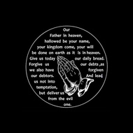 主禱文英文版Lord's Prayer and Praying Hands