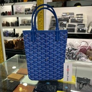 東區正精品㊣GOYARD Poitiers Tote bag 藍色手提袋公文袋 RZ6203