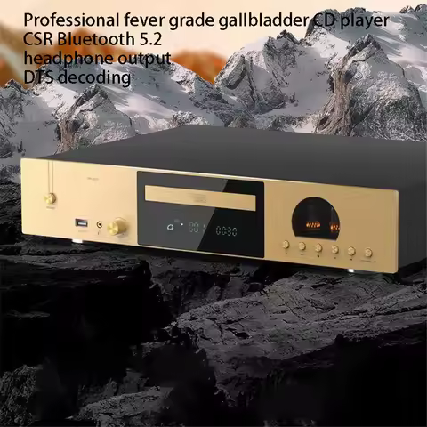 CD Player Hifi Lossless USB Bluetooth CRS5.2 High Fidelity DTS Headphone Amplifier CD Player