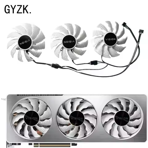New For GIGABYTE GeForce RTX3070 LHR 8GB VISION Graphics Card Replacement Fan