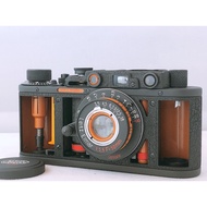 Rare!!, E.LEITZ WETZLAR Elmar Russia Leica Copy vintage Camera from Japan 682