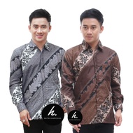 KEMEJA Batik HARYONO Shirt For Adult Men Long Sleeve Office Work